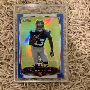 Odell Beckham Jr topps chrome rookie 192/199
